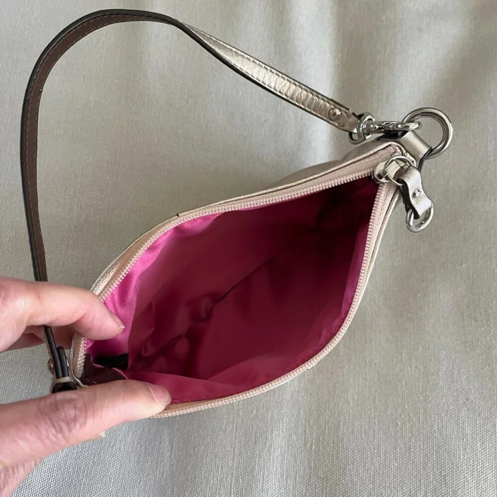 Coach Full Leather Wristlet